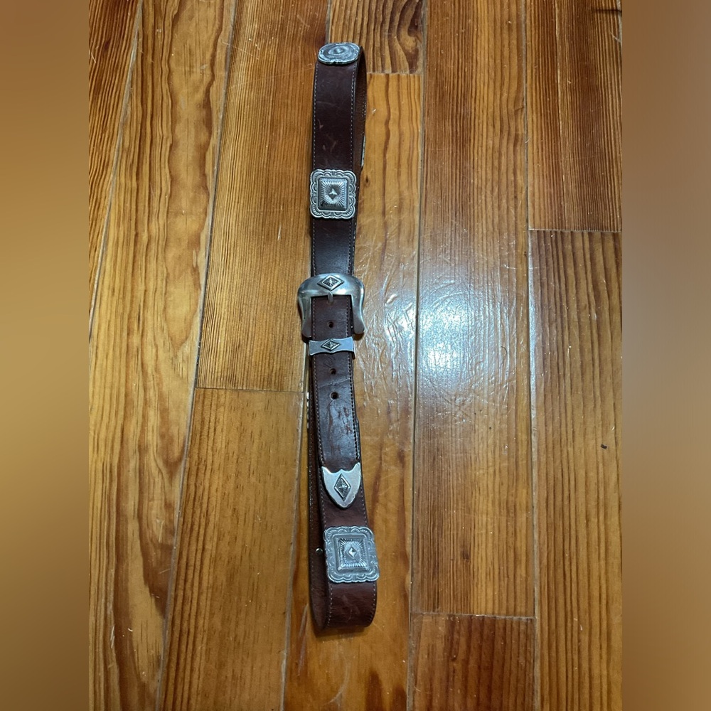 Brighton Vintage southwestern style leather belt